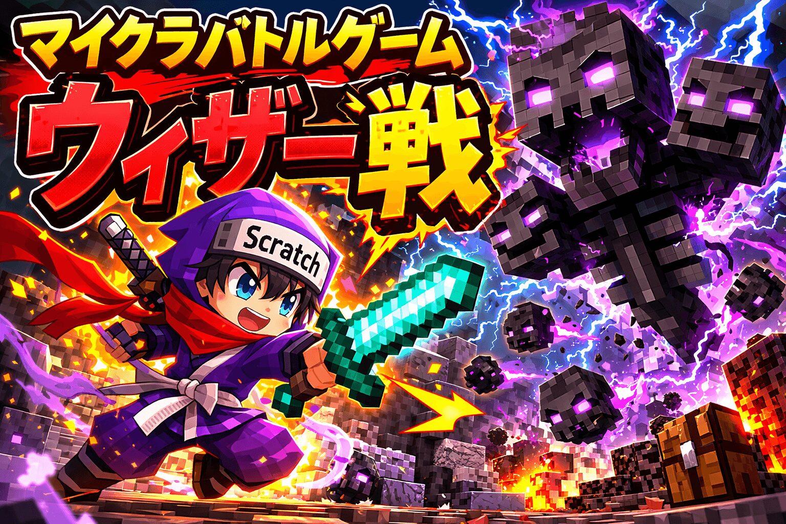 マインクラフトバトルVSウィザー #2