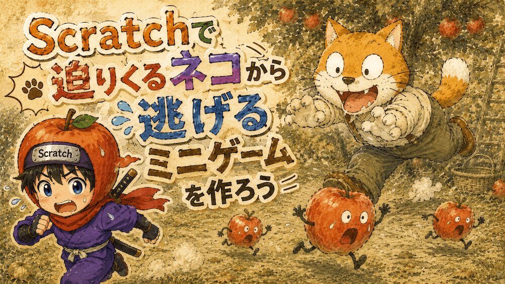 #023 ネコ追跡ゲームの作り方｜マウスで逃げ切る30秒サバイバル